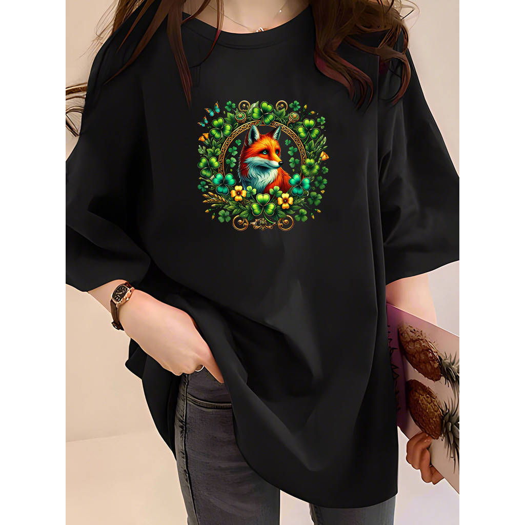 Áo Thun Nữ Plus Size Retro Style - 2G6045