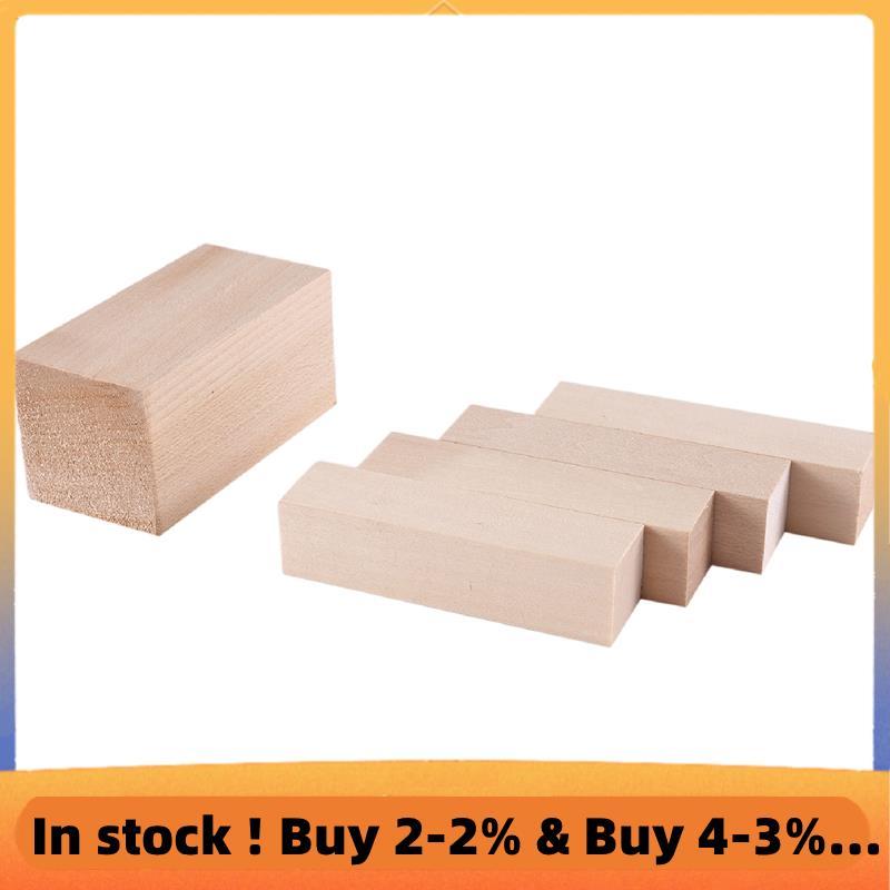 5 Chiếc Khắc Khối Gỗ Whittling Khối Gỗ Basswood Khắc Khối Chưa Hoàn Thành Bộ Để Khắc Người Mới Bắt Đ