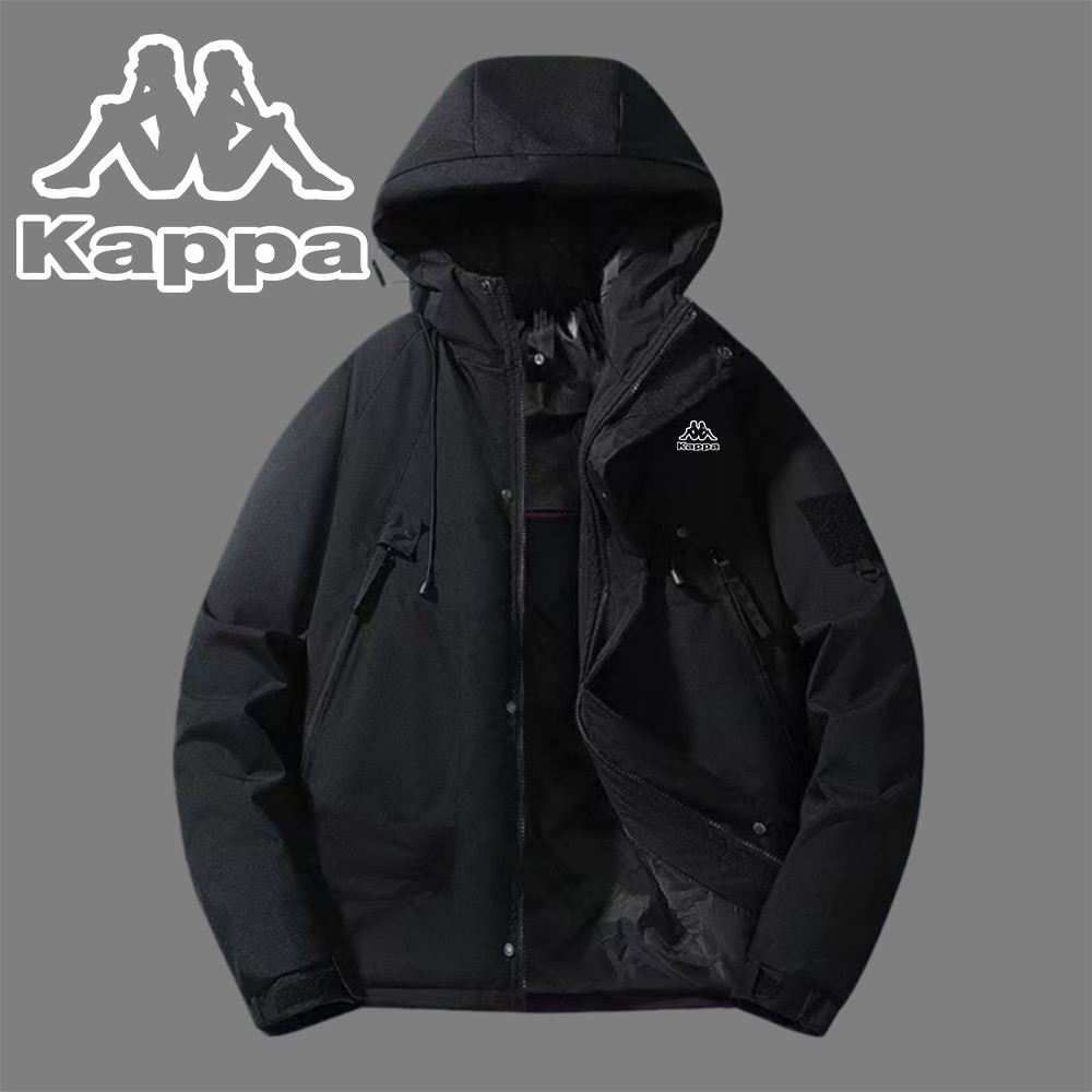 Kappa / Kappa Thu Đông 2025 Phong Cách Mới Nam Nữ Phong Cách Cặp Đôi Phong Cách Chống Gió Áo Khoác C