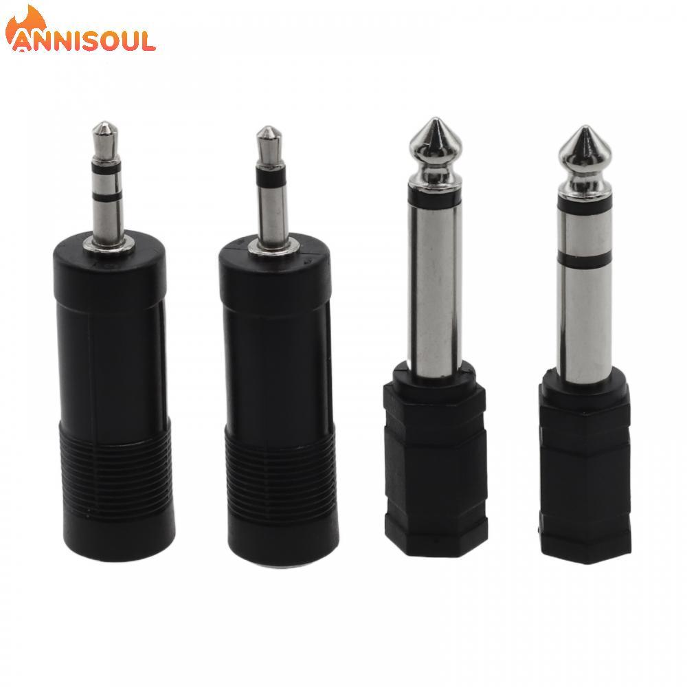 [NISO]3.5mm Jack-To 6.35mm Stereo Headphone Adaptor Connector Converter 6.3mm 1/4 Inch