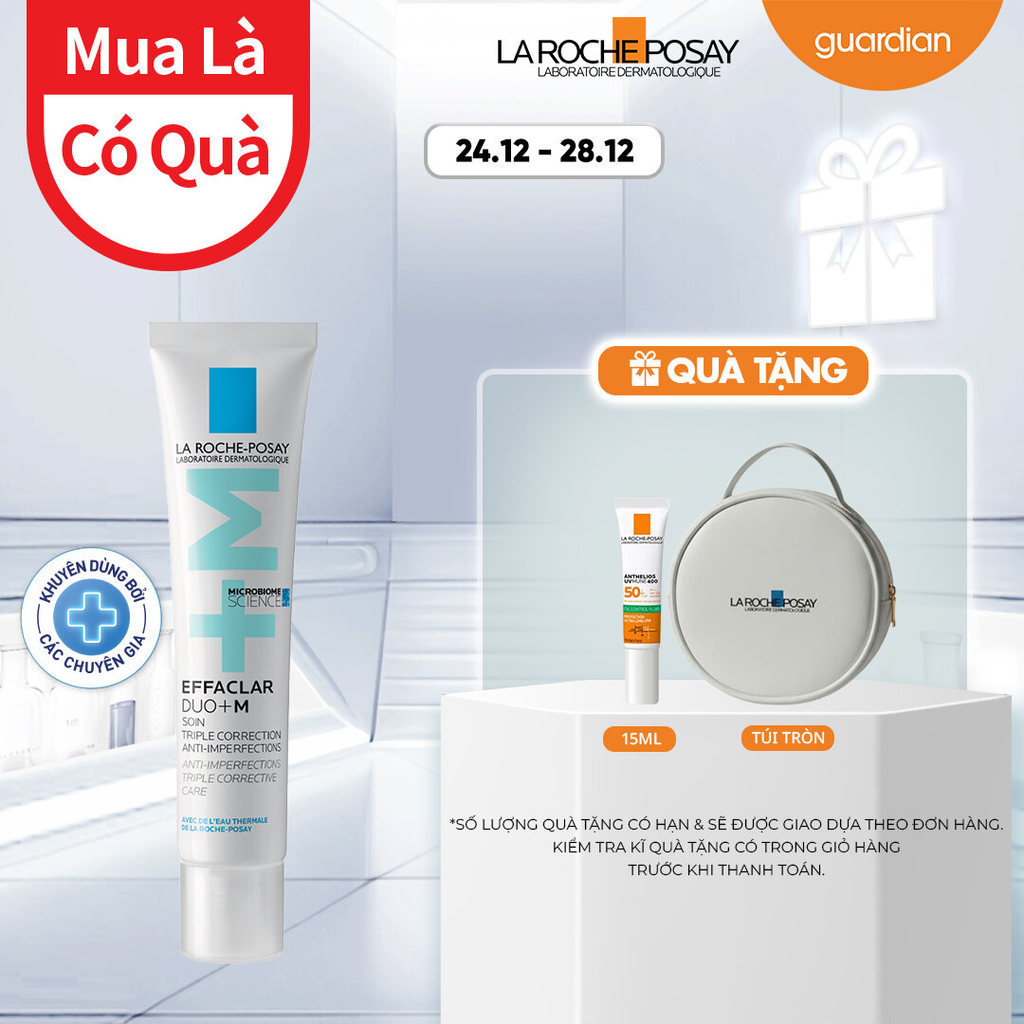 Kem Dưỡng Hỗ Trợ Giảm Mụn La Roche-Posay Effaclar Duo+ M 40Ml