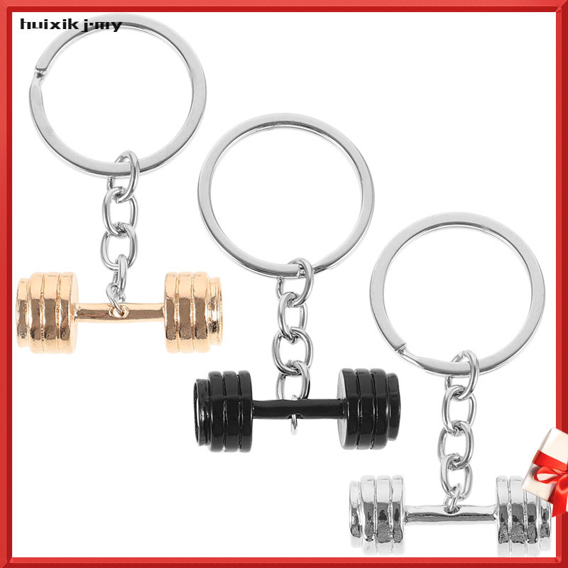 Bài tập Móc khóa từ Dad Dumbell Charm 3 chiếc huixigs
