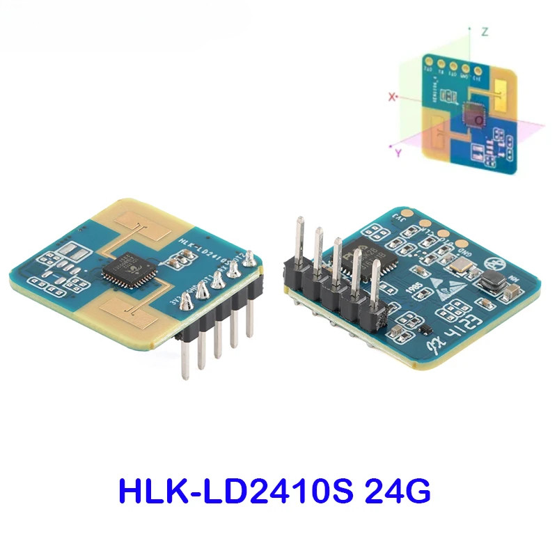 HLK-LD2410S 24G mmWave FMCW Millimeter MM Wave 8M Trạng thái hiện diện của con người Cảm biến Radar 