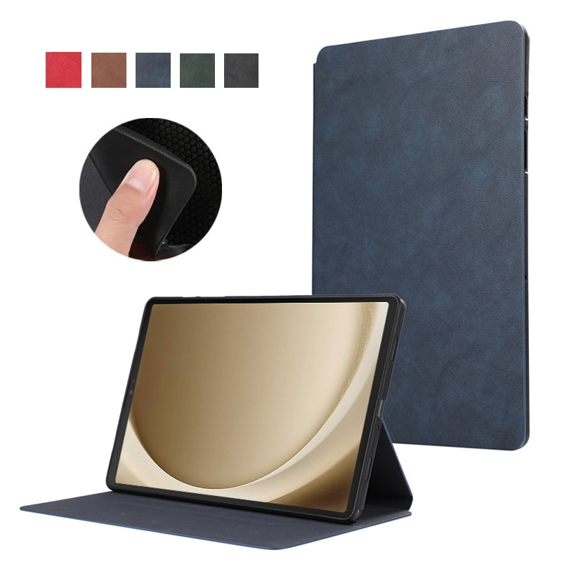 Funda Cho Samsung Tab A9 Plus Ốp Lưng Kinh Doanh Da PU Mềm Lưng Đứng Máy Tính Bảng Coque Cho Galaxy 