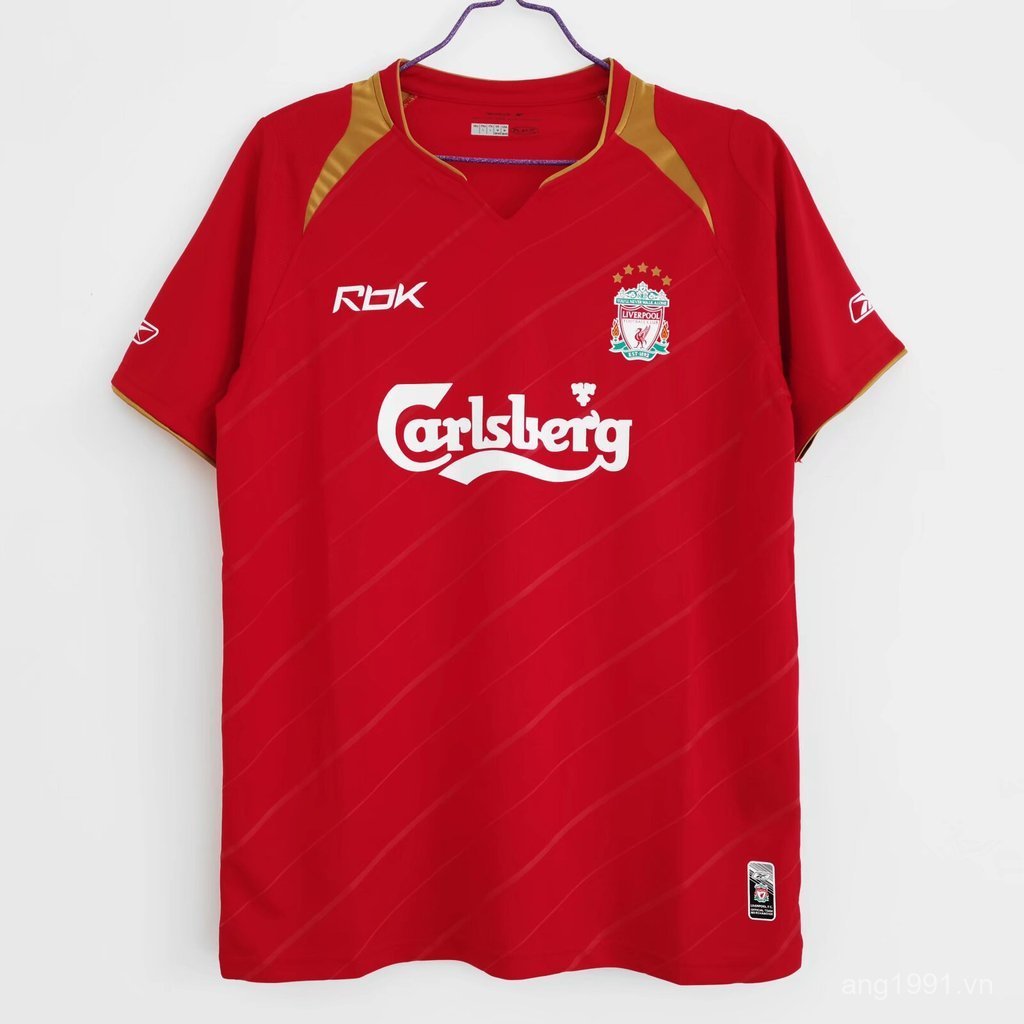 Retro 2005/06 Liverpool Home - Áo Bóng Đá Chất Lượng Cao