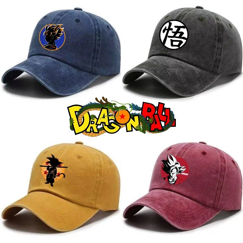 Dragon Ball Mũ Bóng Chày Retro Thoáng Khí Cho Mọi Độ Tuổi