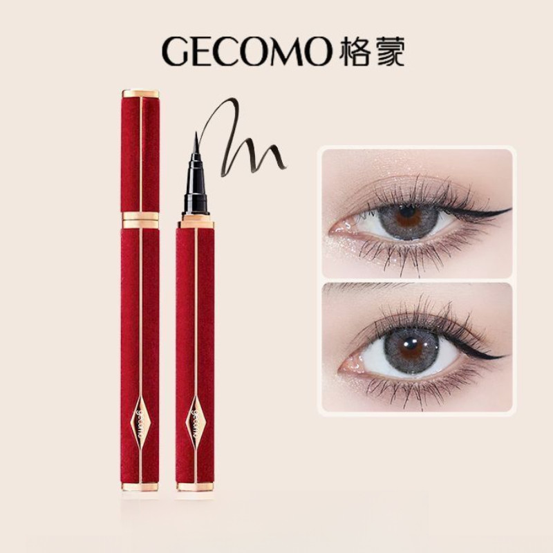 GECOMO Kẻ mắt lâu trôi, chống nước, chống mồ hôi, không lem, tự nhiên, bền lâu, mịn như lụa