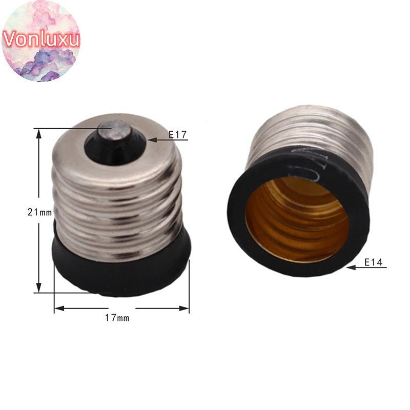 Vonluxu E17 Sang Châu Âu E14 Chân Đế Ổ Cắm Đèn LED Bóng Đèn Adapter Giá Đỡ VN