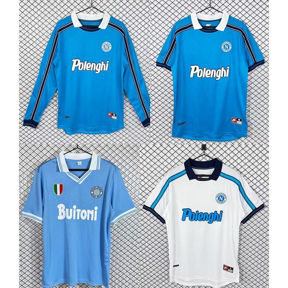 Áo Bóng Đá Nam Napoli Retro - Jersey Cổ Điển Cho Người Hâm Mộ