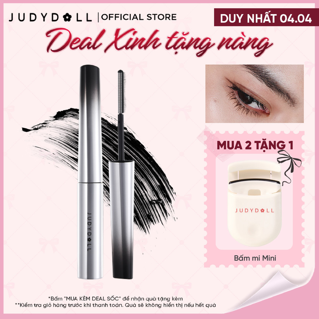 [MỚI] Mascara Đầu Lược Sắt JUDYDOLL Iron Mascara Siêu tơi dài mi Giữ mi cong cả ngày Dày mi Dưỡng mi 3g | BigBuy360 - bigbuy360.vn