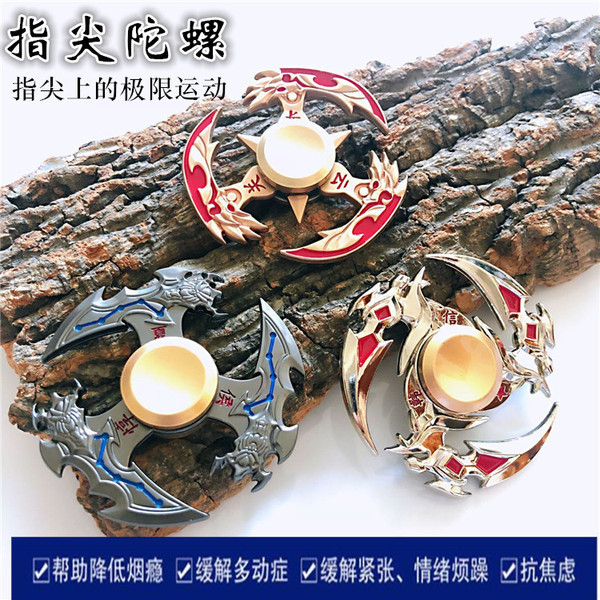 bao tay chơi game ff có hộp bao tay chơi game Fidget Spinner King Game Li Yuanfang Guan Yu Zhuge Lia