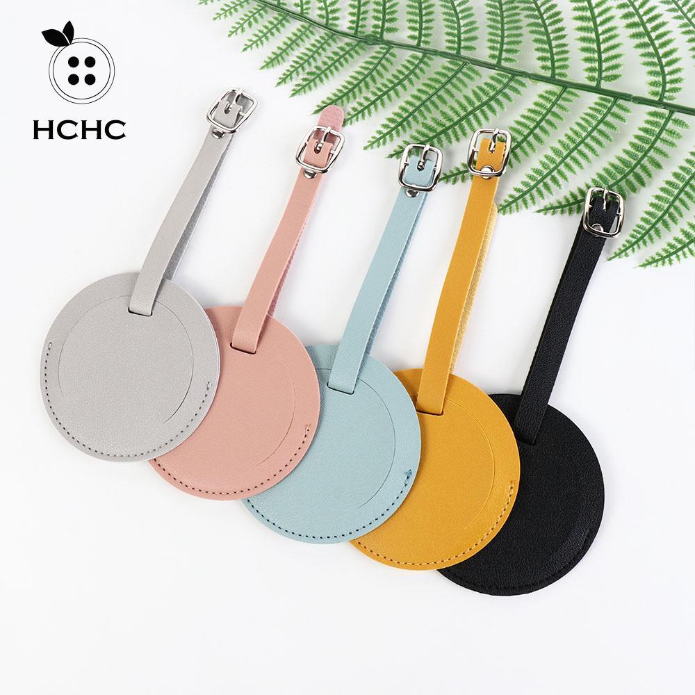 HCHC Thẻ Hành Lý Túi Xách Nhãn Unisex Nhiều Màu Sắc Máy Bay Check-in Mềm Da PU Lên Máy Bay Vé