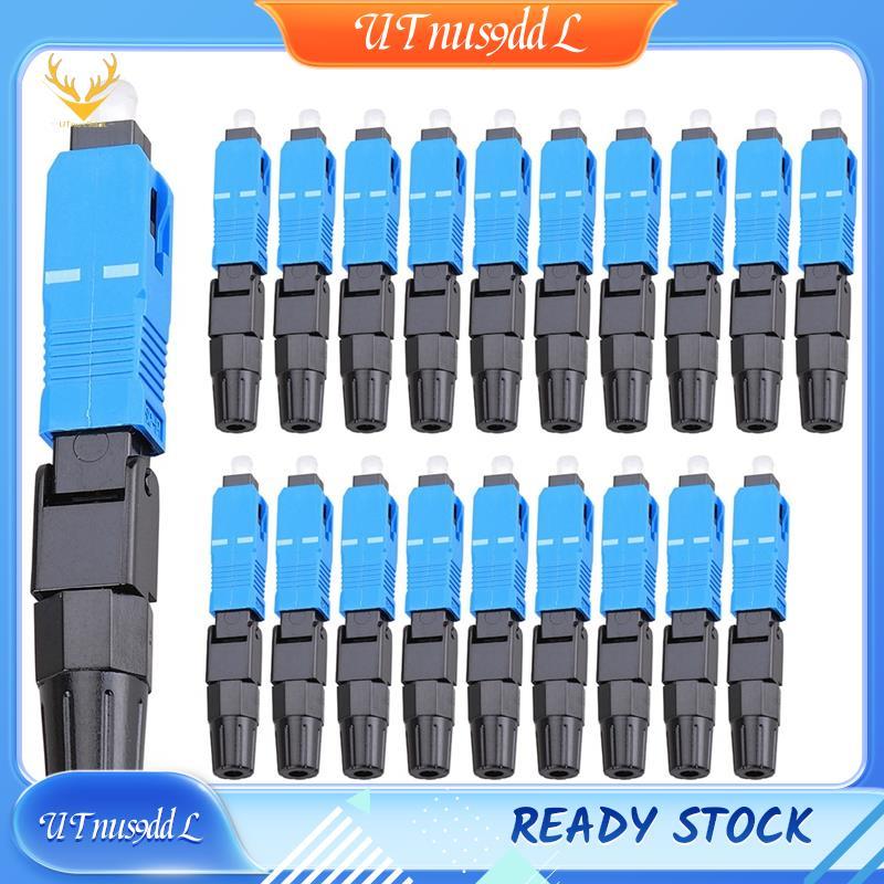 [UTnus9ddL] 20 Đầu nối nhanh bằng sợi quang SC / UPC Bộ chuyển đổi lắp ráp sợi kết nối nhanh được ch