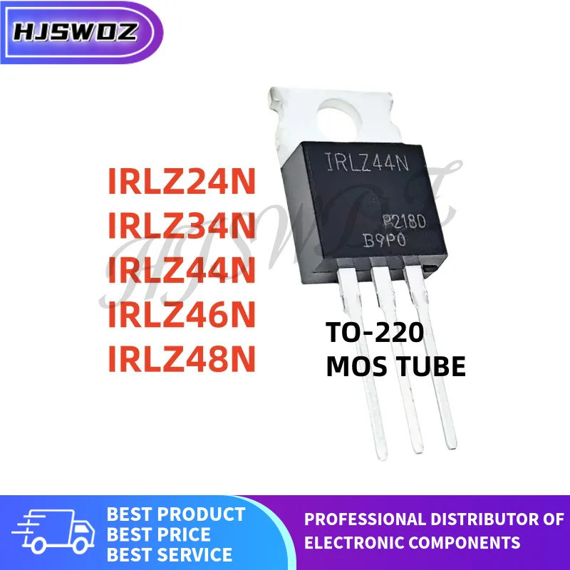 10 Cái / lốc hoàn toàn mới IRLZ46N IRLZ34N IRLZ48N IRLZ24N IRLZ44N TO-220 MOSFET Ống hiệu ứng trường