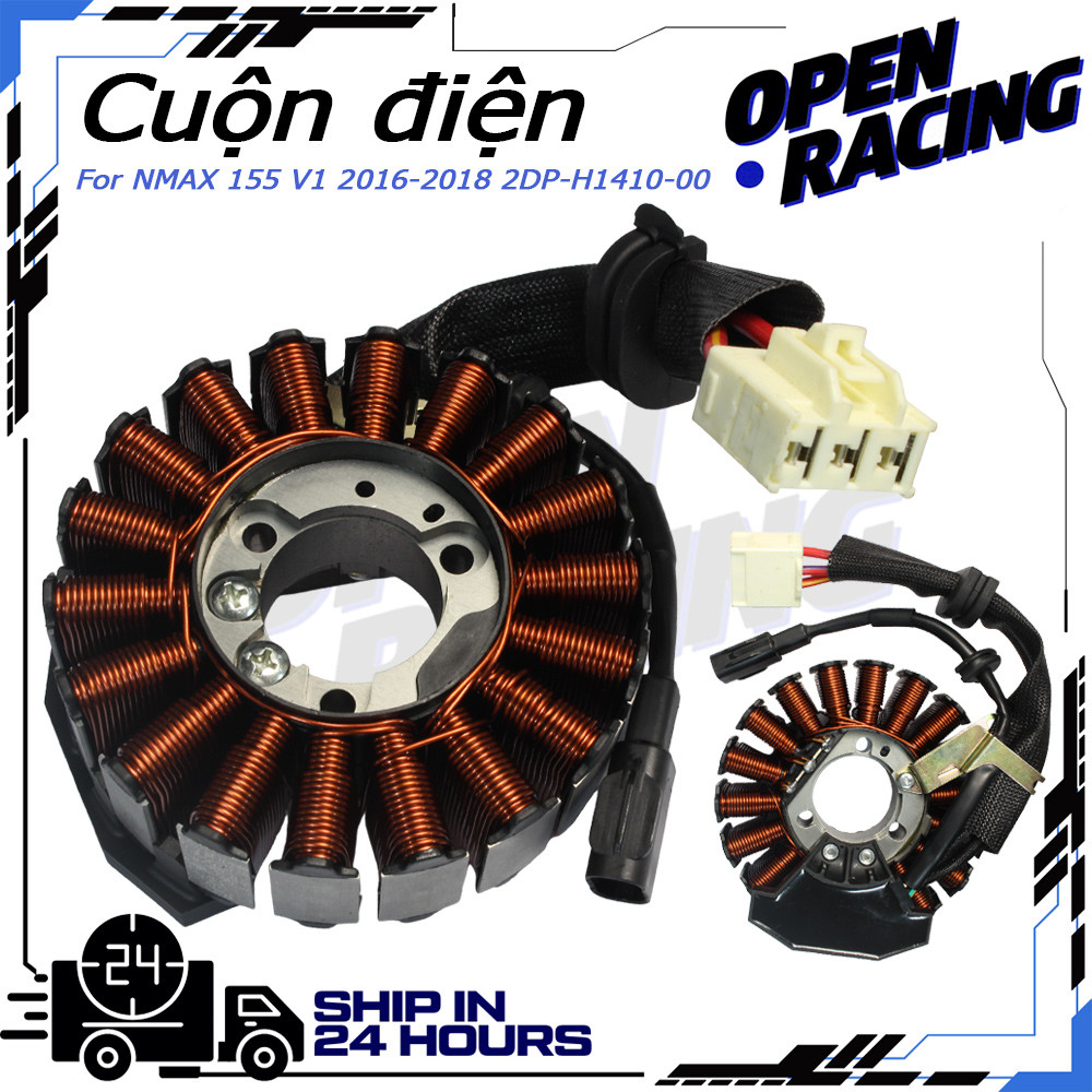 Stator assy Cho Yamaha NMAX 150 NMAX 155 V1 2DP-H1410-00 Cuộn Dây Magneto Lắp Ráp