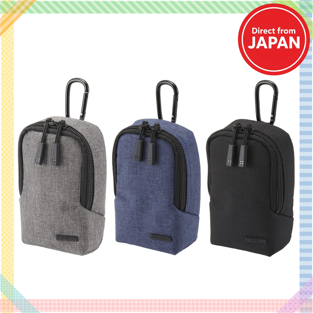 HAKUBA Plus Shell City04 Camera Pouch Dual Zippers (Black/Grey/Navy)