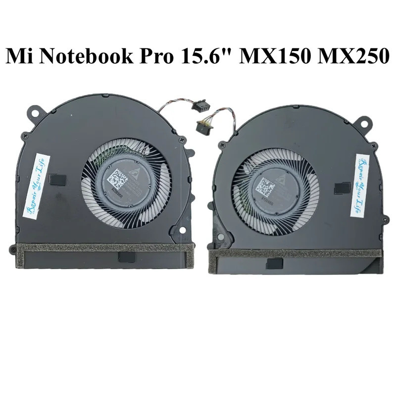 Quạt Làm Mát GPU CPU Cho Xiaomi Mi Notebook Pro 15.6 "MX150 MX250 MX350 181501-AD Bộ tản nhiệt làm m