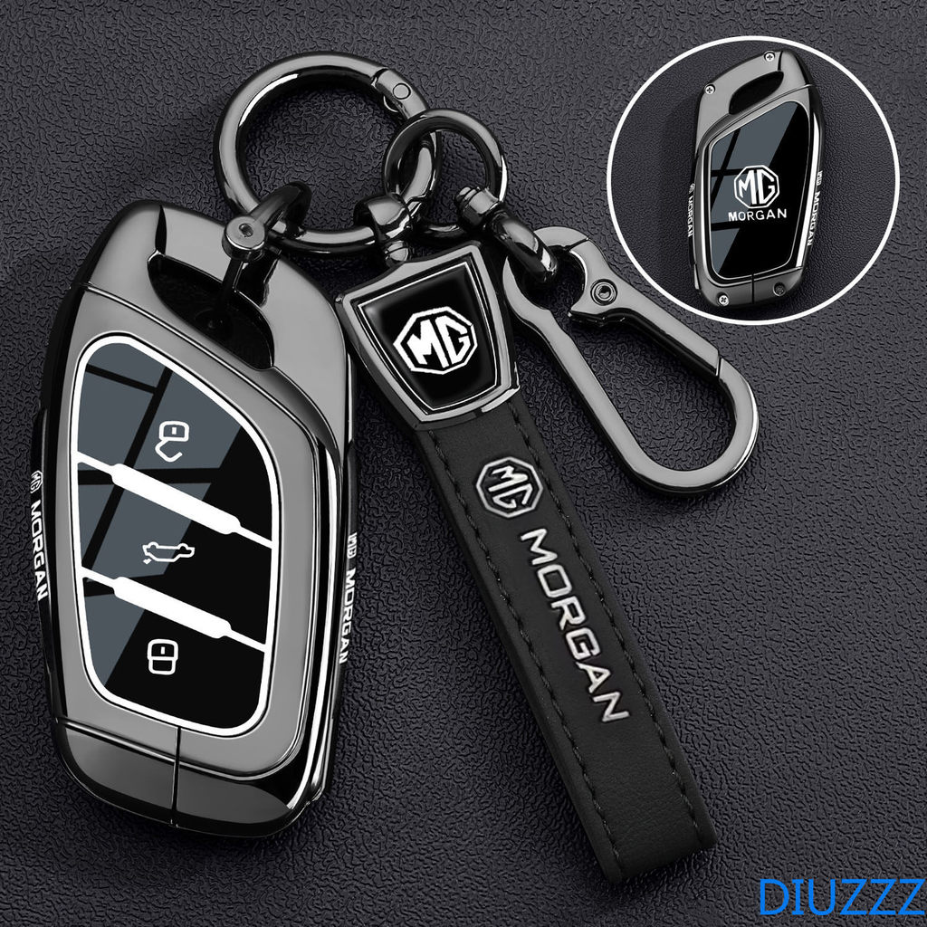 Kim Loại Chìa Khóa Ô Tô Bao Phụ Kiện Móc Khóa Giá Đỡ Cho MG 4 2023 Mg4 Ev MG HS GT ZS EV ZX MG5 MG6 
