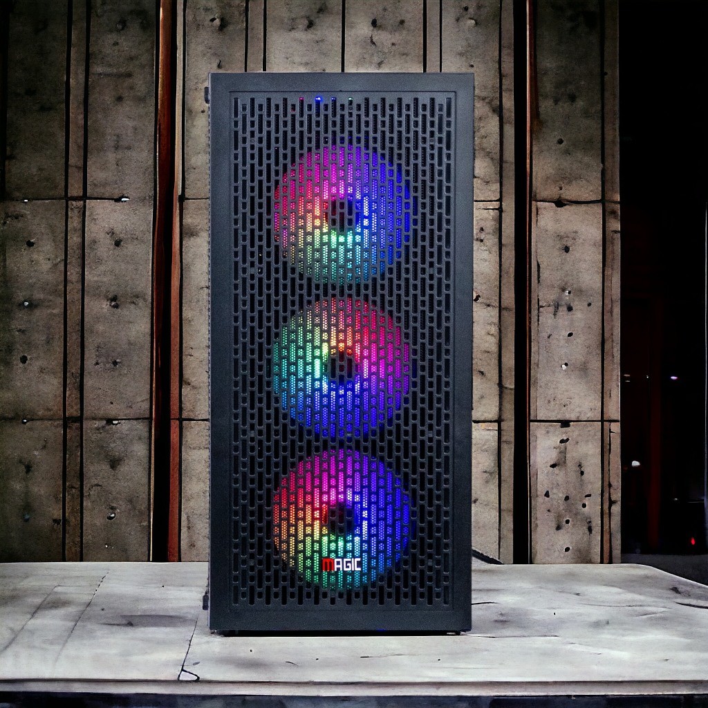 CASE MAGIC LUXURY i FULL TOWER SẴN 4FAN (E-ATX)