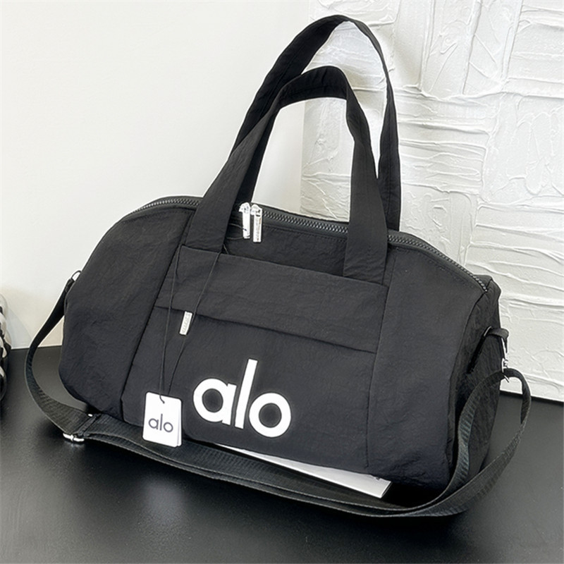 Luggage Bag alo Women's Travel Bag Waterproof Nylon Bag Versatile Single Shoulder Crossbody Gym Bag 