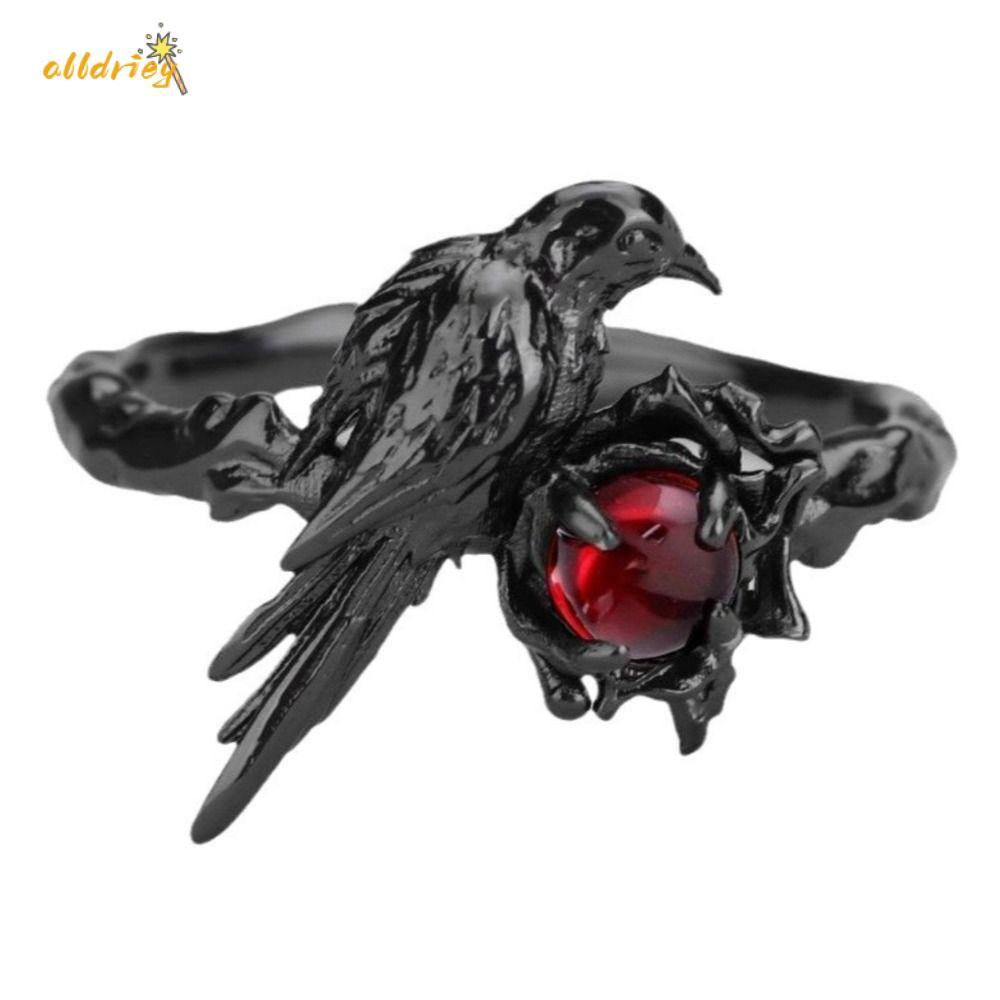 Nhẫn cosplay Raven INTOONE, thiết kế Sylus Crow có thể điều chỉnh - Trang sức thời trang