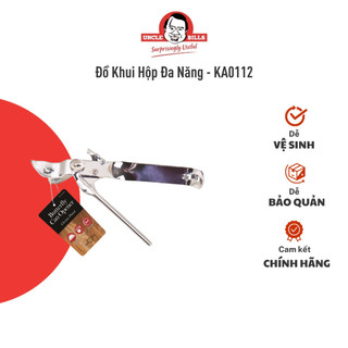 Đồ khui hộp đa năng uncle bills kim loại cao cấp khui sữa bia nắp lon 17cm - ka0112