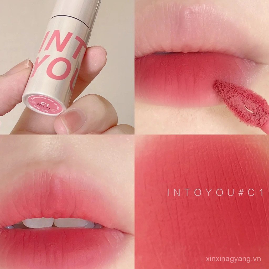 Vào | Oμ Lip Mud Lip Lip Glaze Zhao Lusi Khuyến nghị Heroine Air Series Heart Mu và You