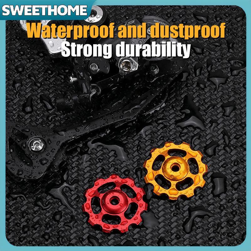 SWEETOME Derailleur Phía Sau Cho Xe Đạp, Bánh Xe Gốm và Con Lăn Idler AL7075