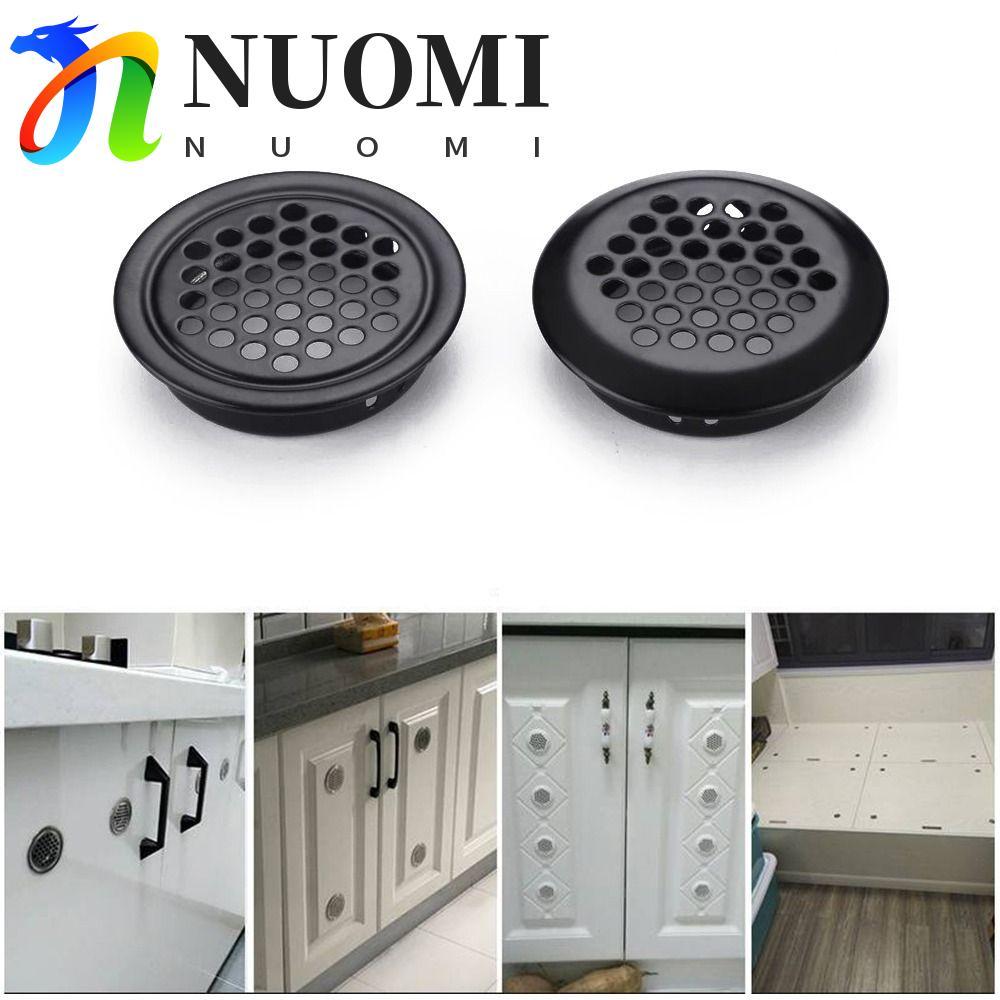 NUOMI Tủ Quần Áo Lỗ Lưới 10 Cái / lốc Thông Gió Louver Lỗ Lưới Cắm Tủ Thép Không Gỉ Lỗ Thông Gió Cắm