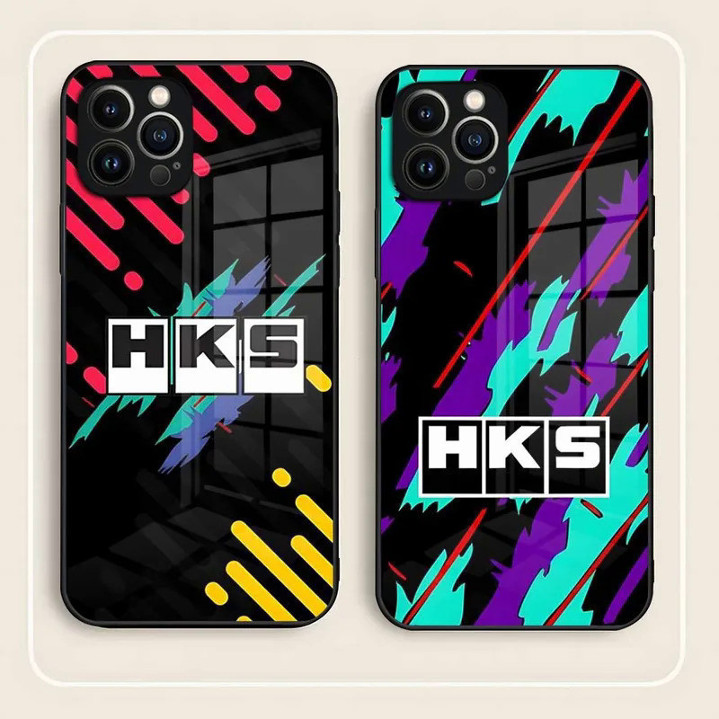 BL-1 Xe Thể Thao HKS JDM Ốp lưng Kính Cường Lực Cho Samsung A35 A55 A15 A25 A53 A73 A04s A12 A72 A52