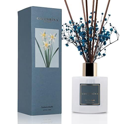 COCORRÍNA Room Fragrance Diffuser Cashmere Vanilla 200ml - Lasts Approximately 3 Months - Aromatic S