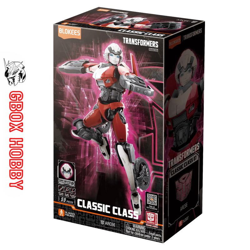 Mô hình Blokees Transformers Arcee 07 Rise of the Beasts Model Kit Classic Class CC 07 Luminous Eyes