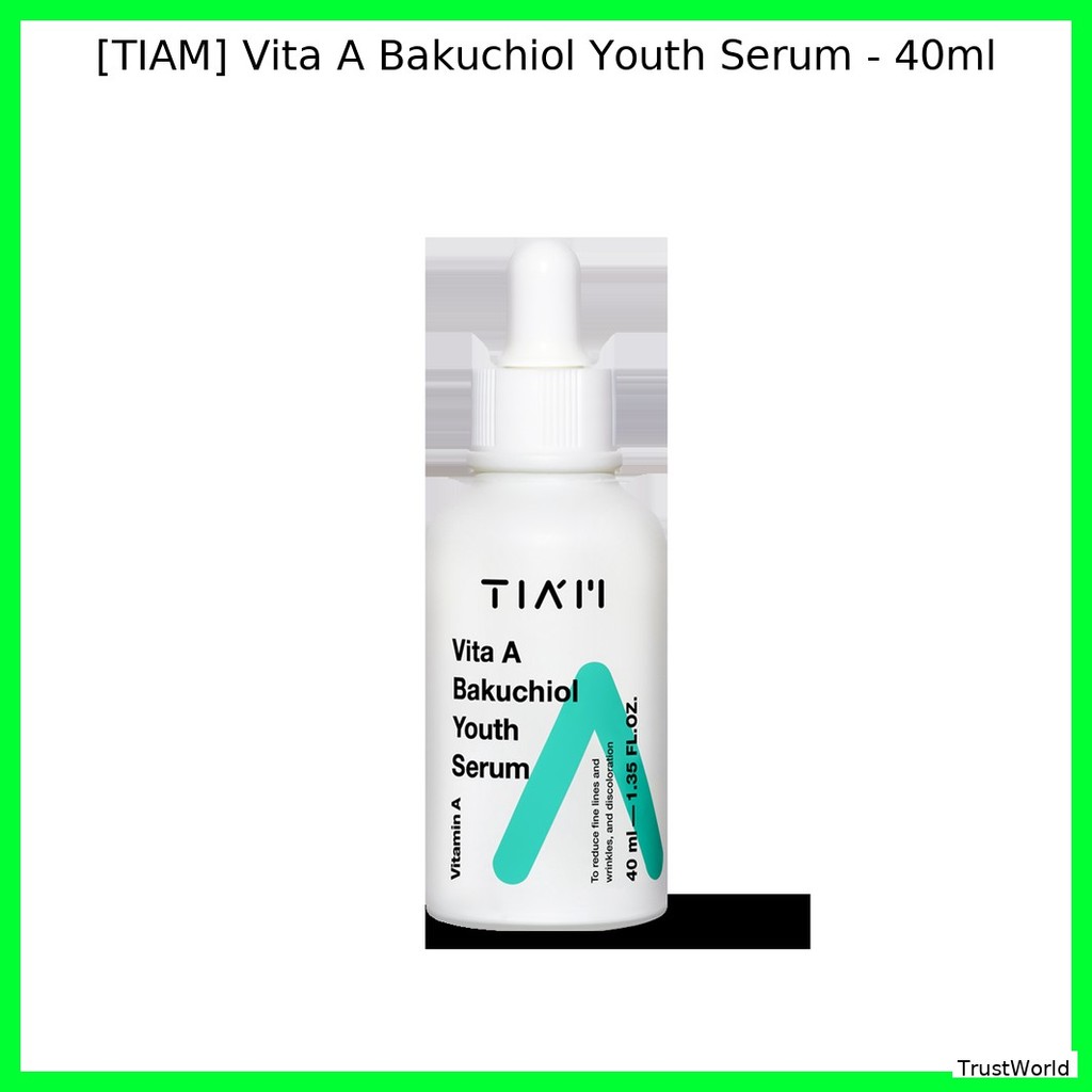 [TIAM] Vita A Bakuchiol Youth Serum - 40ml Lightwei của TrustWorld