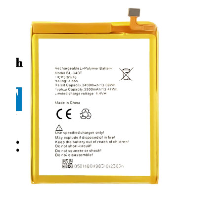 Thích hợp cho pin điện thoại di động TECNO Phantom 9 CC9 AB7 CAMON 12 Pro BL-34DT