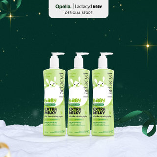  Bộ 3 chai Sữa Tắm Gội Trẻ Em Lactacyd Milky Bảo Vệ Nuôi Dưỡng Da và Tóc Bé 500ml chai 