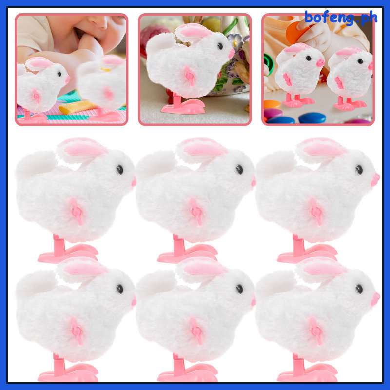 Gió lên CLOCKWORK ĐỒ CHƠI BÊN FAVORS Hopping Hamster Thú Cưng Bunny Wind-up Plaything bofeng