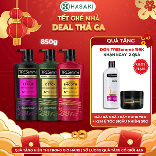   DAILY  Dầu Gội TRESemmé Detox Dưỡng Suôn Mượt Ngăn Tóc Gãy Rụng 850g Hasaki Sản Phẩm Chính Hãng 
