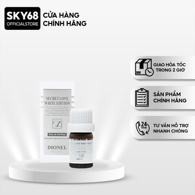 Nước Hoa Vùng Kín Hương Hoa Cam Thuần Khiết DIONEL Secret Love Nature White Edition Special Inner Perfume 5ml