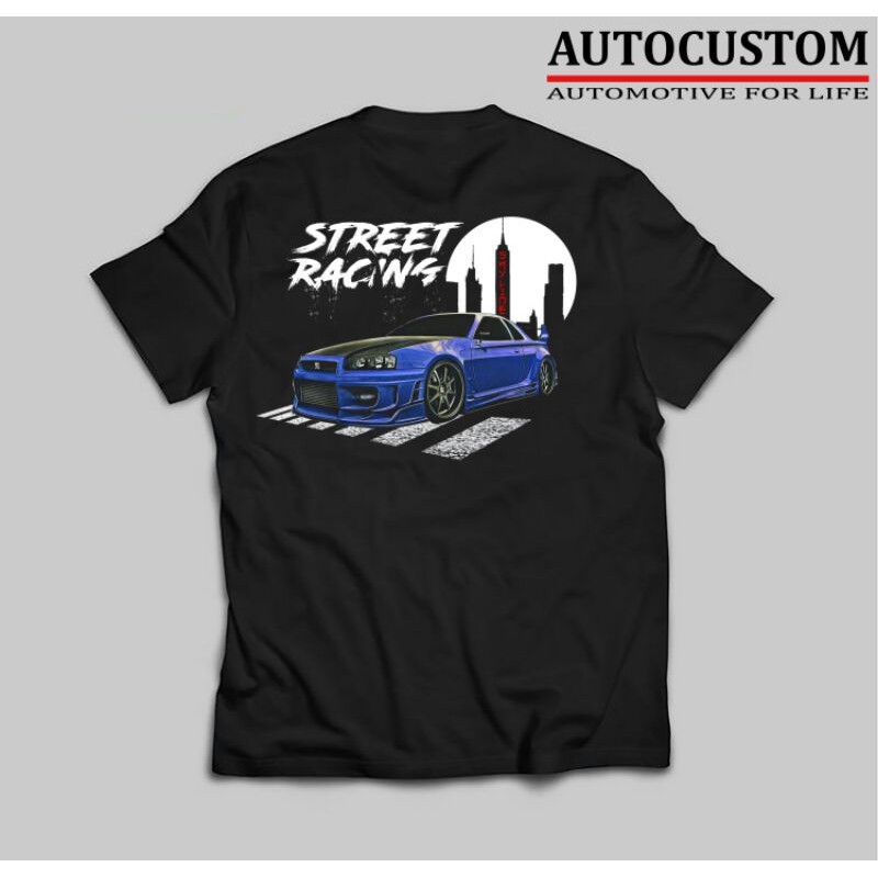 Áo thun Nissan Skyline Gtr R34 Jersey
