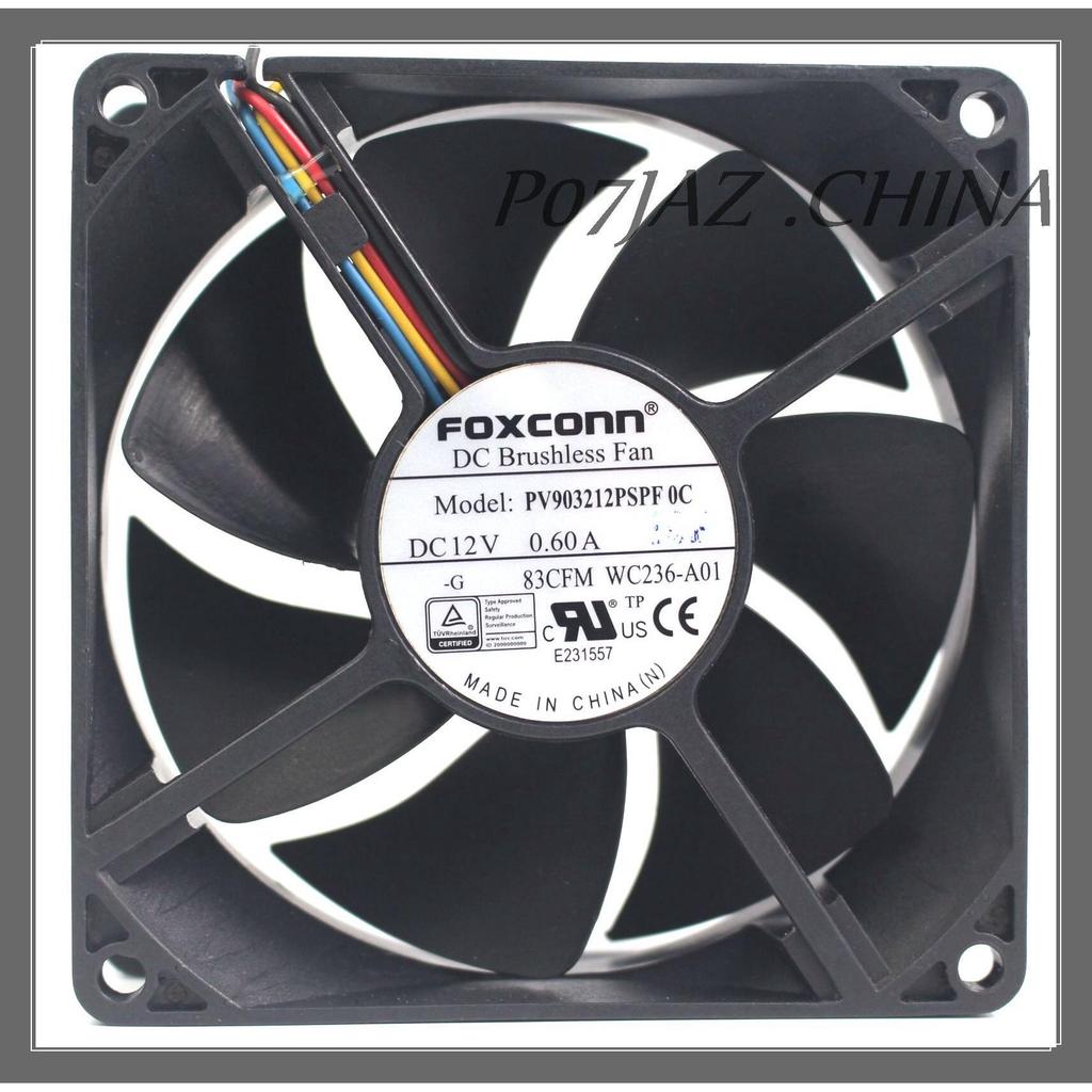 [Quạt làm mát máy tính] FOXCONN FOXCONN PV903212Quạt làm mát điều khiển nhiệt độ P PFPS OC 12V 0,60 