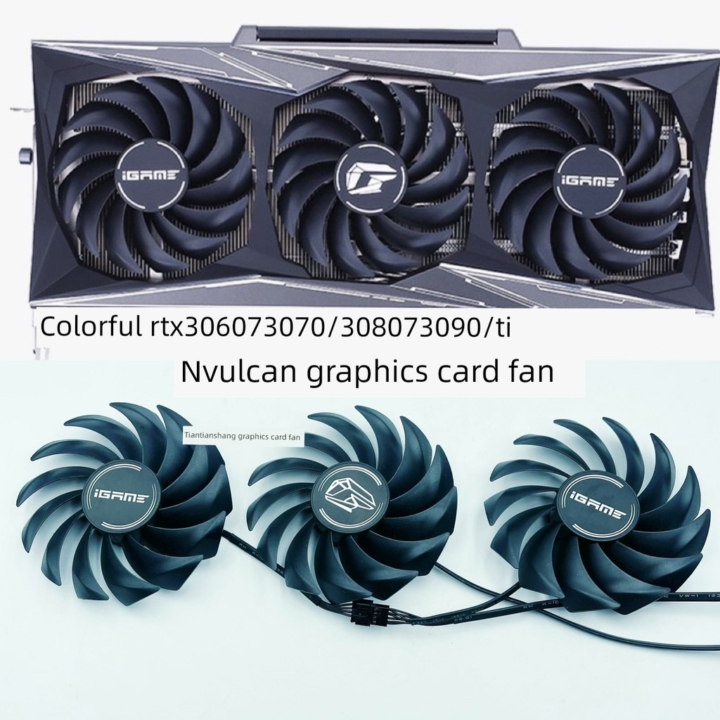 Quạt điều khiển nhiệt độ Card đồ họa Vulcan RTX3060 / 3070 / 3080 / 3090 / ti Vulcan / Vulcan