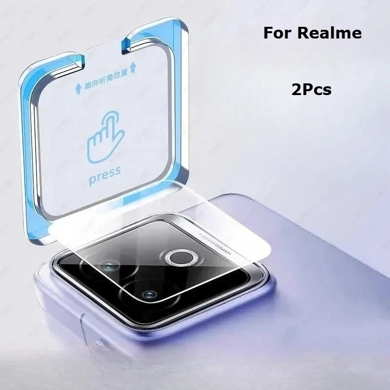 2 Chiếc Trong Suốt Bảo Vệ Ống Kính Camera Cho Realme GT 7 Pro Camera Kính Cường Lực Cho REALME GT7 7