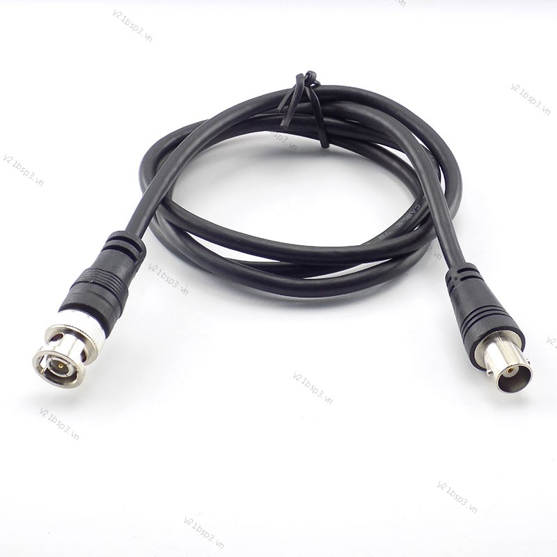 1M Dây Đồng Trục BNC Nữ Sang Nam Cáp Chuyển Đổi Cho Camera Quan Sát Đầu Nối BNC Dây Nối Dài 21VN3