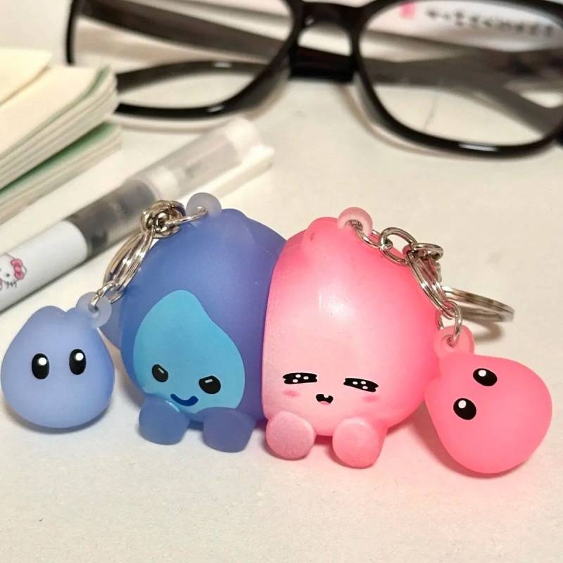 Trendy Couple Spark Creative Luminous Magnetic Suction Elf Flame Preferred Bag Hanging Decoration Re