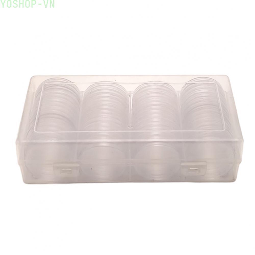 [Ysp]Premium Coin Organizer Storage Box 60 Coin Holders Adjustable Compartments