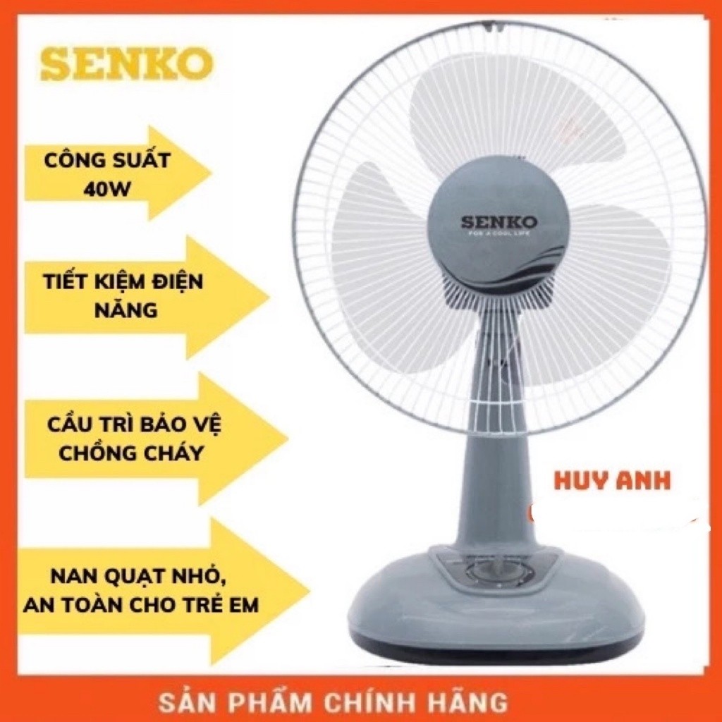 [🚀Hỏa tốc 1h-2h🚀] QUẠT BÀN SENKO cánh 30-40cm B1616/ B1213/B1216/B102/ quạt để bàn senko (chính hãng