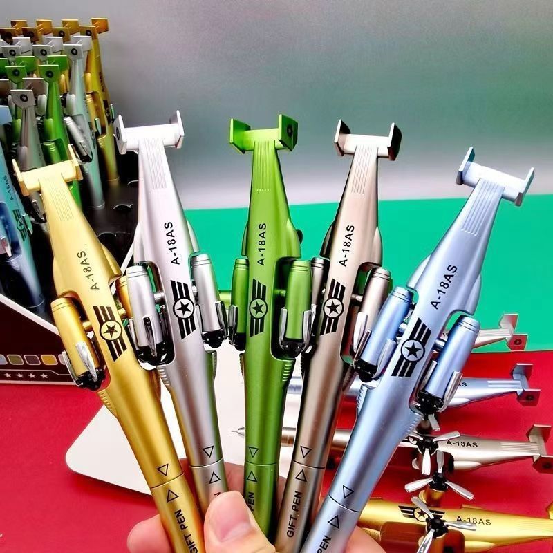 bút độc lạ đồ độc lạ Máy Bay Mô Hình Bút Gel Biến Dạng Bút Bé Trai Trực Thăng Bút Gel Trẻ Em Sáng Tạ