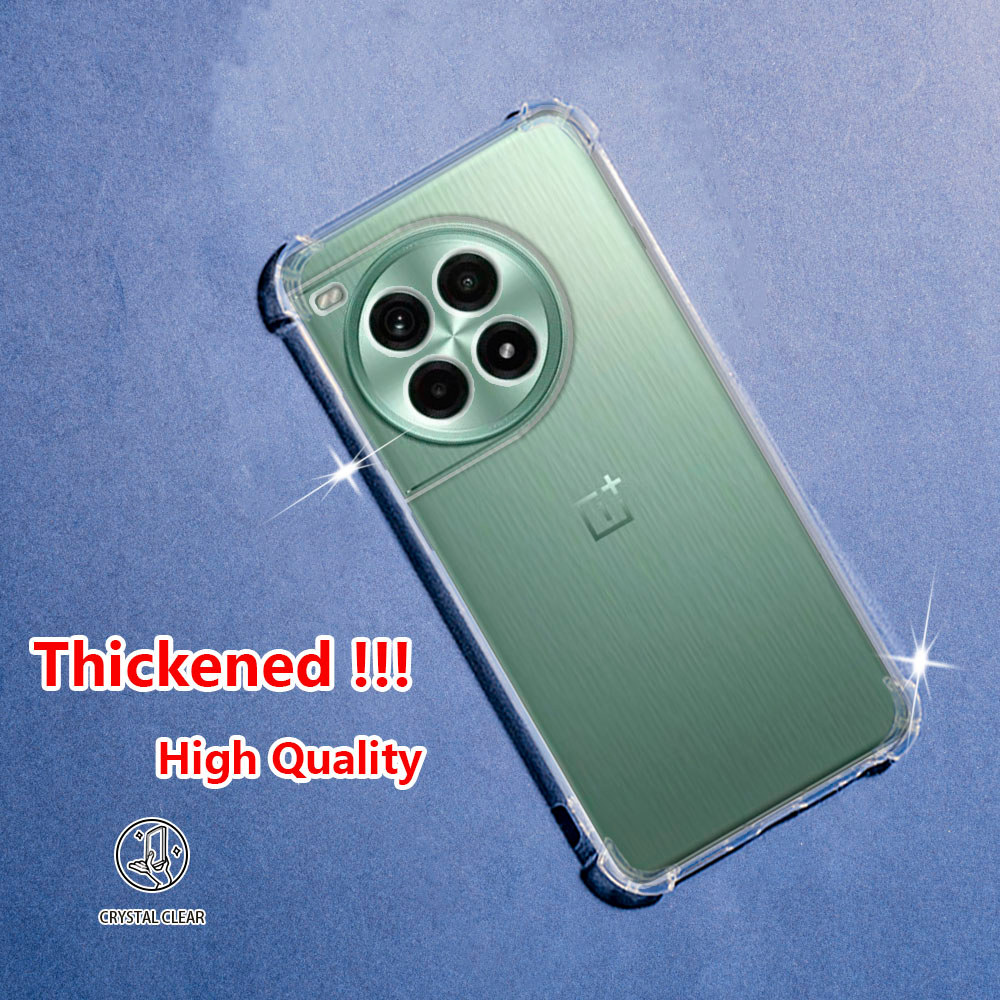 OnePlus Ace 3 Pro PJX110 Crystal Clear Jelly Case AirGuard Corner Soft TPU Vỏ điện thoại trong suốt 