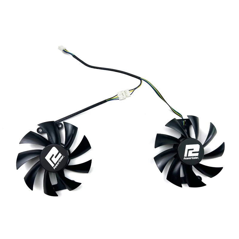 Quạt Làm Mát 85mm 4pin PLA09215B12H Cho Powercolor RX580 Rồng Đỏ 8GB RX480 470 Card Đồ Họa Quạt Thay
