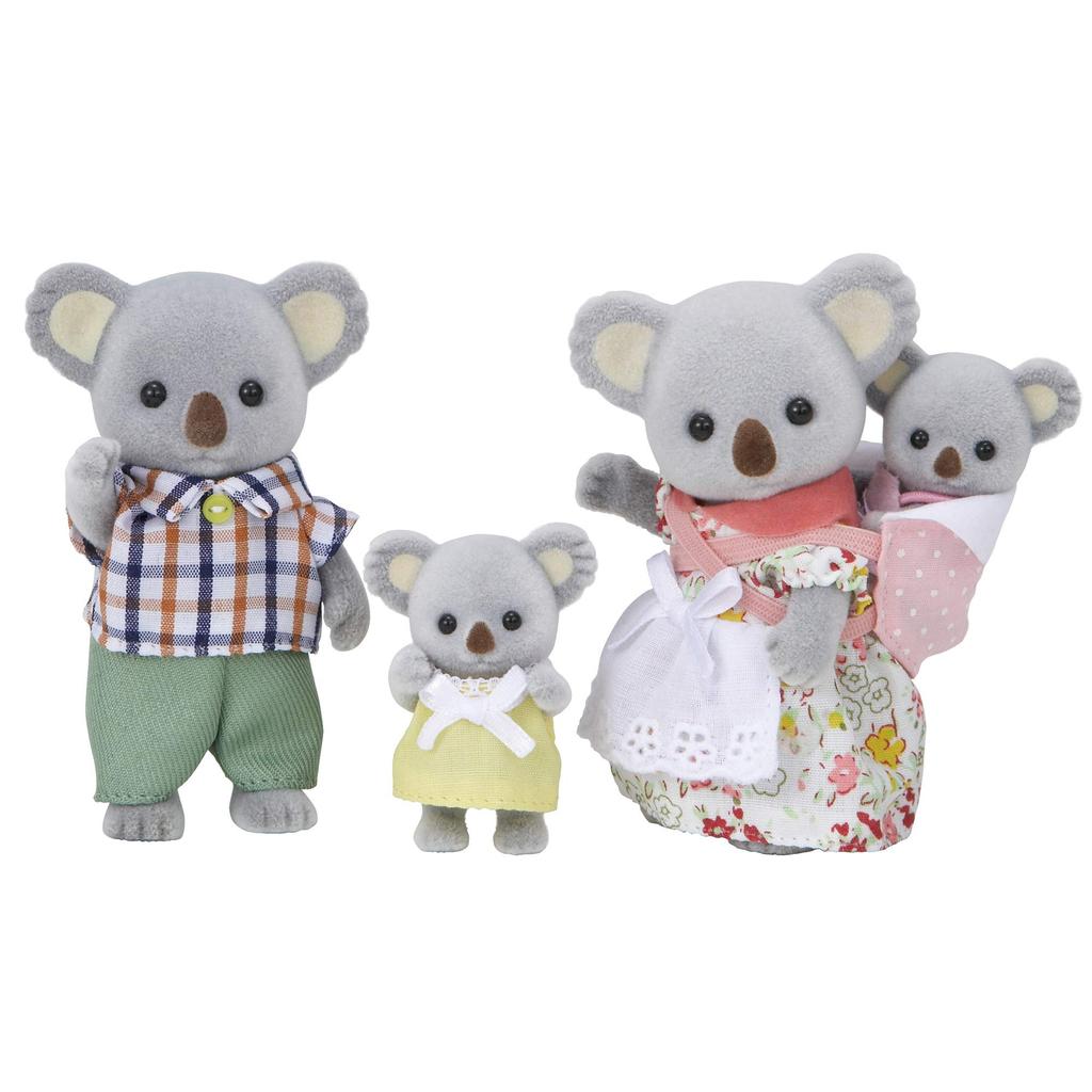 Sylvanian Families Doll – Koala Family (FS-15), ST Mark certified, Ages 3 and up, Toy Dollhouse, Epo
